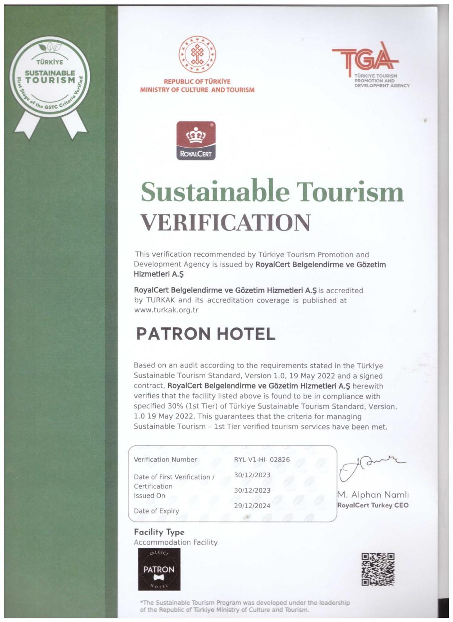 Patron Hotel Antalya Exteriör bild